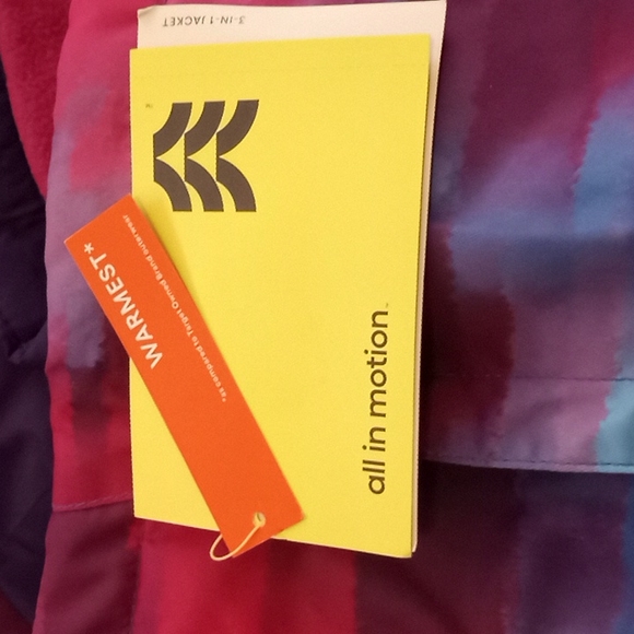 All In Motion Jacket Girls Multicolor 3 in 1 Size XS - Picture 6 of 8